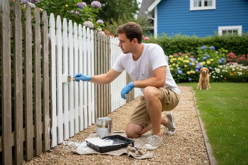 Livestock Fence Painting
